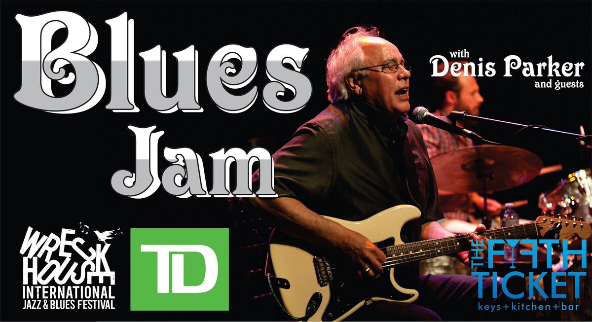 Tomorrow night at <a href="/thefifthticket/">The Fifth Ticket</a> Denis Parker and guests host an acoustic blues jam at 830PM. <a href="/TD_Canada/">TD (Canada)</a>