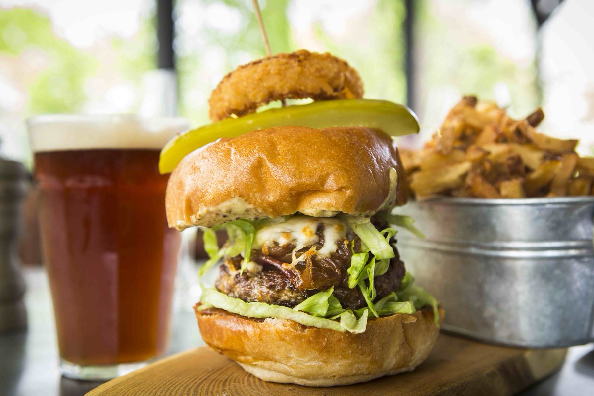 ow.ly/w0Pn30c16LT Tonight' s Pattyshack burger: bacon, arugula, ranch, avocado + asparagus nest! Check out our website for more info!