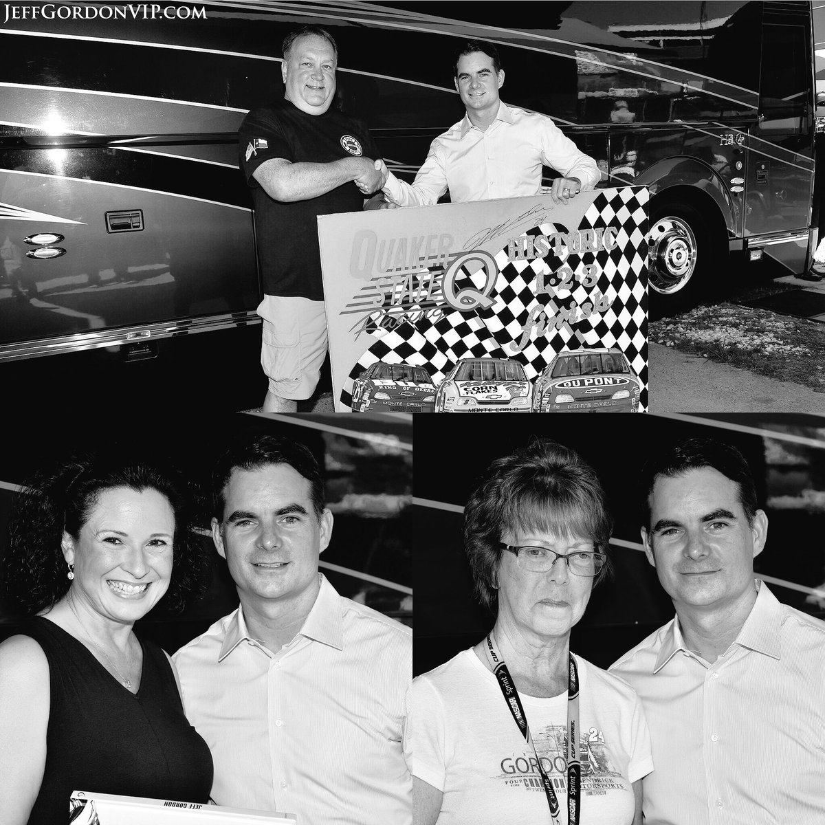JeffGordonWeb's tweet photo. Great time hanging out with these #JeffGordonVIP fans @CLTMotorSpdwy. Awesome group from GA, IL, OH & PA. Info -> https://t.co/7xDxTRDmv1. https://t.co/Ut9K6iEyNx