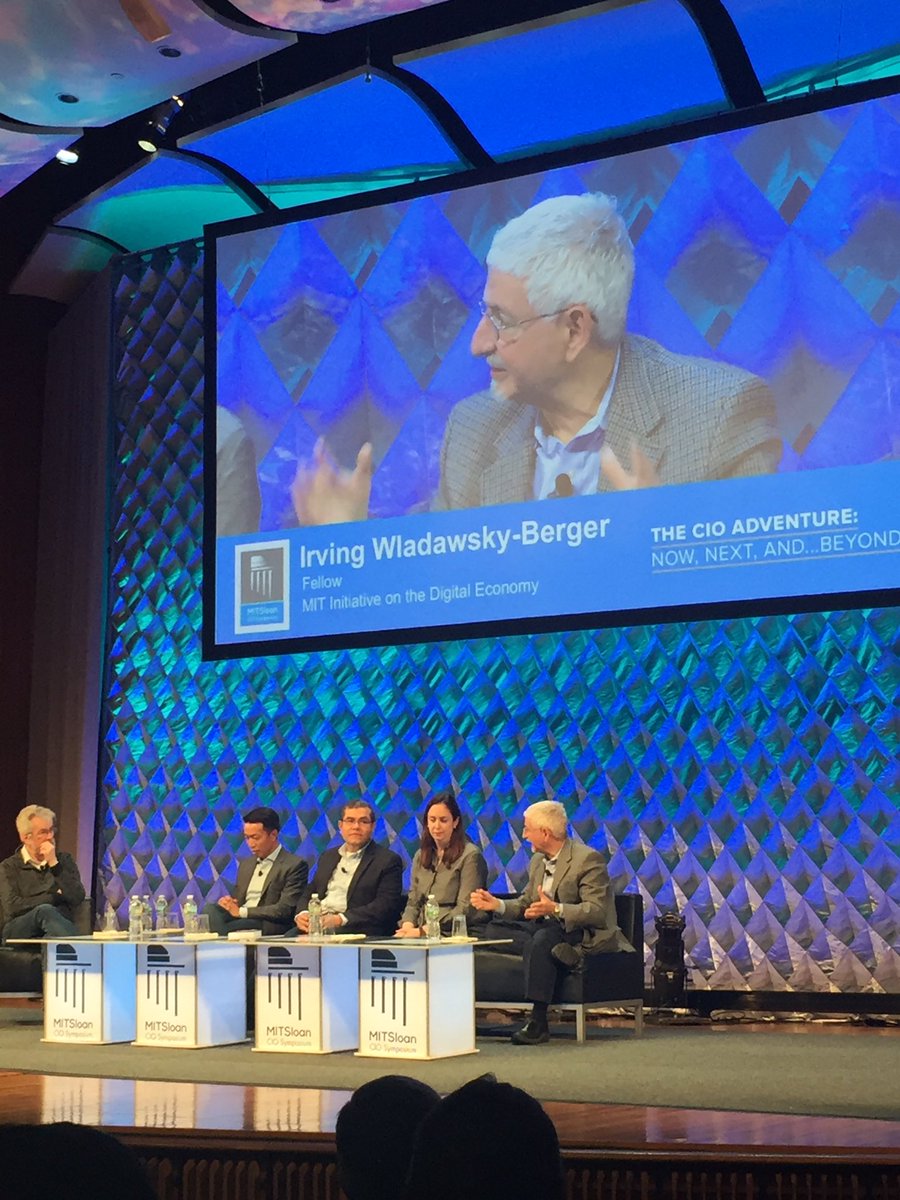 #IrvingWB #blockchain and other foundational technologies take decades to become a reality #MITCIO