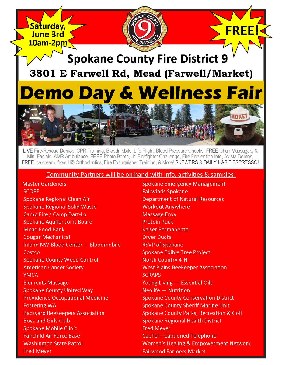 Spokane Co. Fire 9 tweet media