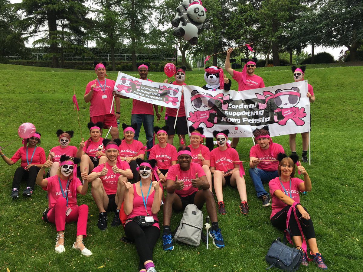 TeamFuschia's tweet photo. Brilliant Team Bradford Event today. Thank you Kung-Fuchsia for being a fab team. We did ourselves proud #teamfuchsia #TeamBradfest 🐼💕 https://t.co/7srQf88s12
