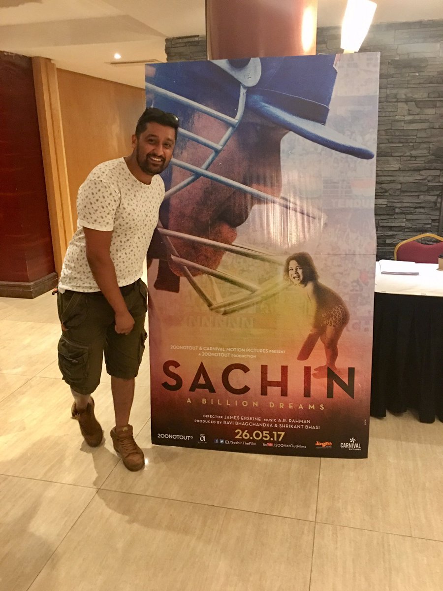 AmboMagic's tweet photo. Just been to the preview of @SachinTheFilm Such an incredible story!! Listen to my full review on #WeekendDrive 4-7pm @LycaRadio1458 https://t.co/V03fNnVY6H