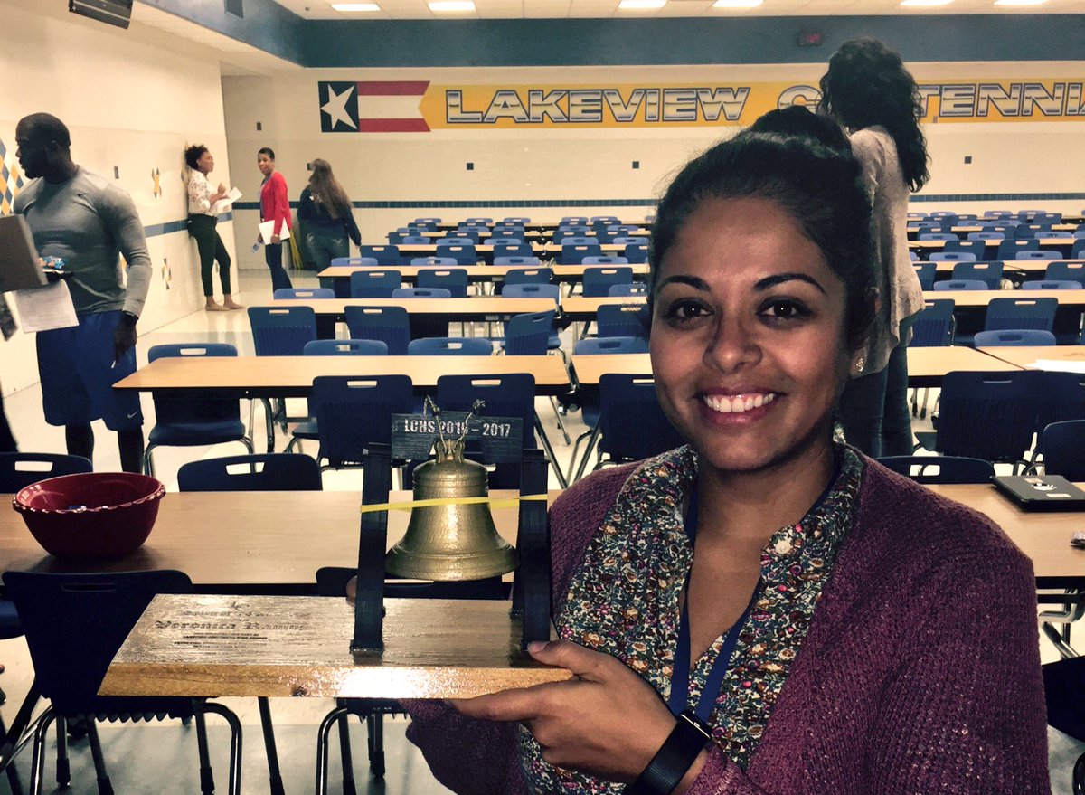 LCHS_Patriots's tweet photo. LC Engineering teachers and students honor our teacher of the year with the FIRST Spirit of '76 award! #3DPrinted #LCEngineering #WeAreLC https://t.co/CgwdwXmWnm