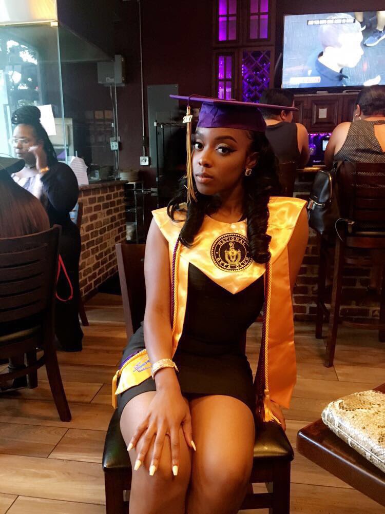 jadaaawadaaa's tweet photo. I Did It & Left My Mark!✨🎓 #KarrAlumni 💜💛 https://t.co/gZ6rgrP220