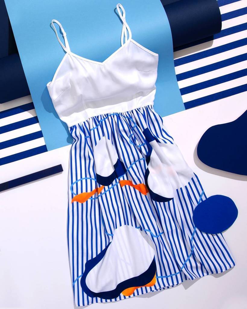 printalloverme's tweet photo. #PAOM striped Summer dress designed by @adanielforero photographed by @henry_hargreaves_photo + art direction by D… https://t.co/plmTR4HVLO https://t.co/rBO2C4raTu