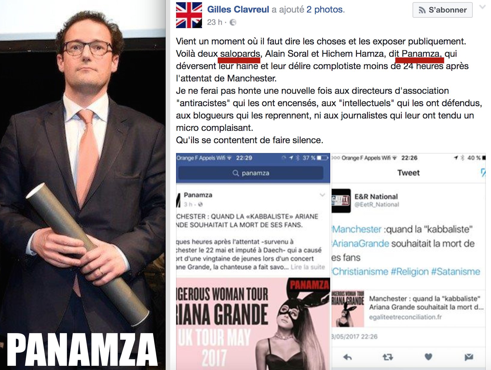 «Salopard» : l'appel à la haine du préfet Clavreul contre Panamza