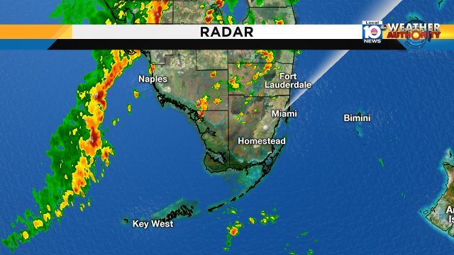 Scattered showers and storms are developing across #SoFlo. Broward co. is under a severe t'storm watch until 11p.m. https://t.co/eyFPv19DeT