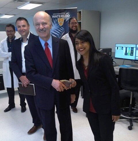 FedDevOntario's tweet image. .@MinofSBT touring the new MSAM Lab @UWaterloo. Exciting to see how #disruptivetech will strengthen #manufacturing sector