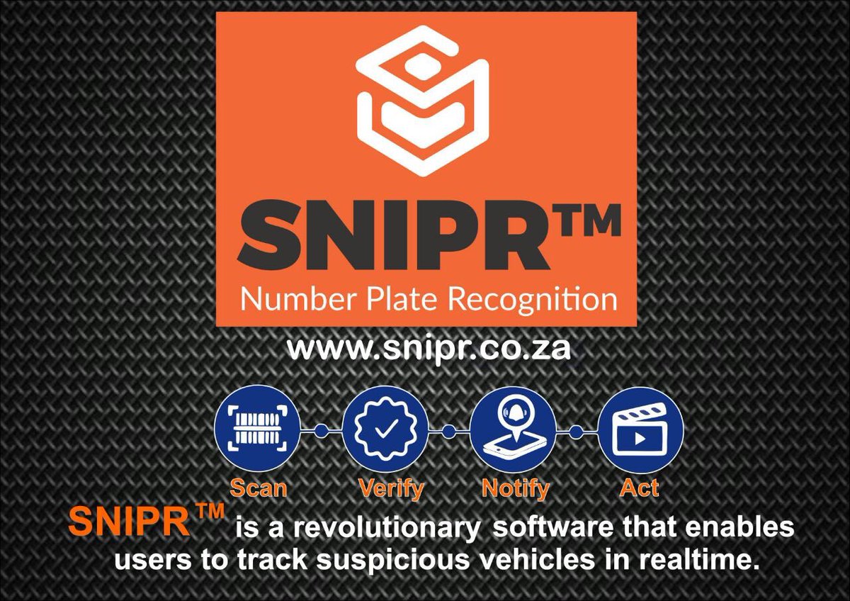 Snipr_sa's tweet photo. Intelligent security solutions designed for SA.
•
#Security #Anpr #Lpr #CitySurveilence  #SouthAfrica #Cctv  #MinimiseYourRisk #Africa https://t.co/WPaATNIwqV