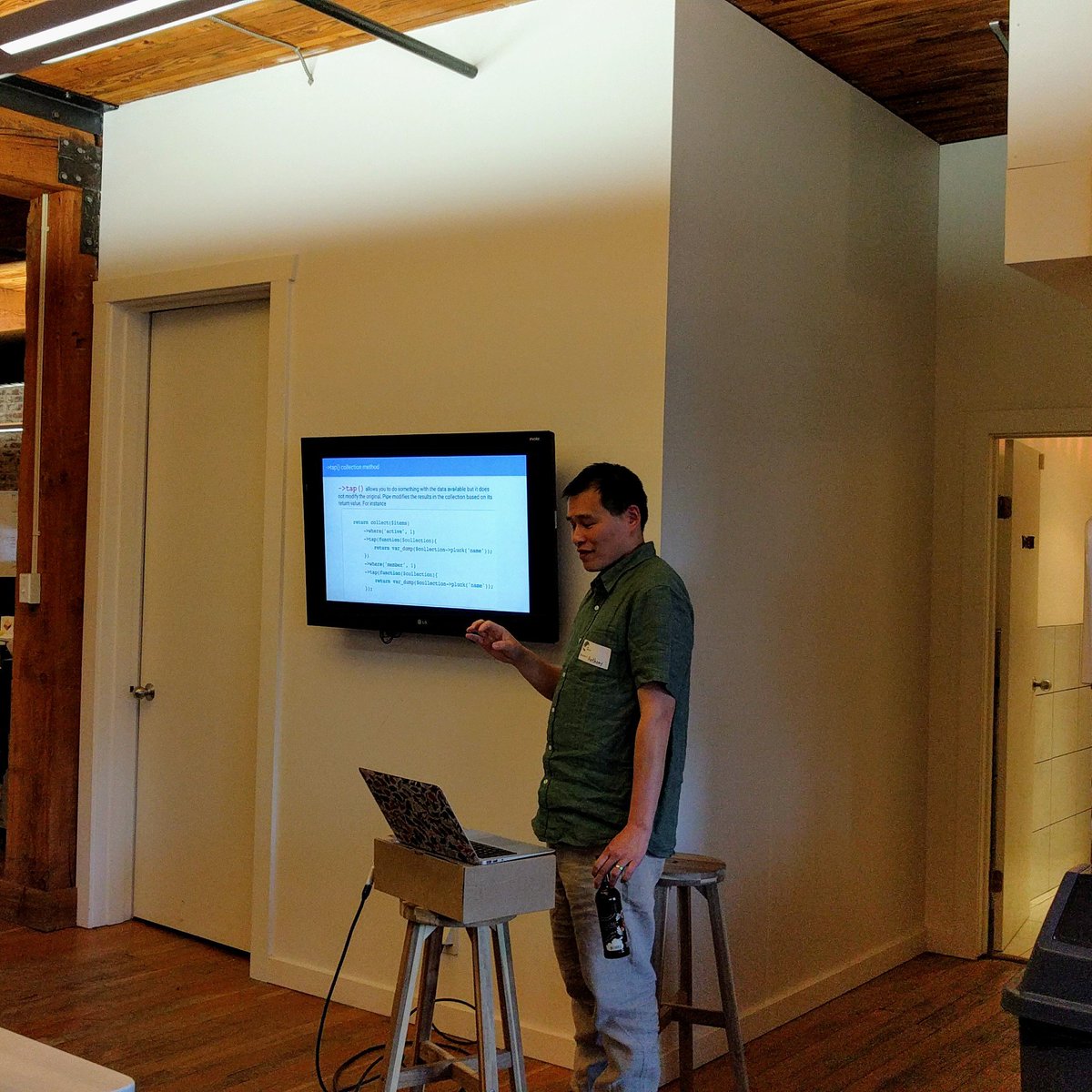 phpvancouver's tweet image. &quot;I&apos;m gonna tap that&quot; @matresstester #vanphp #php