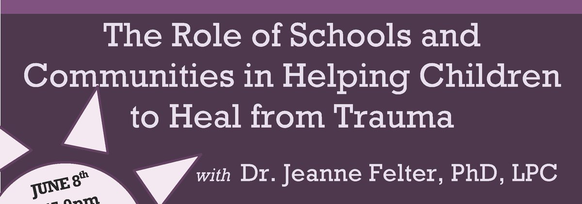 Join us 6.8.2017, 545p: Schools &amp; Communities, Helping Children to Heal from Trauma Workshop at Steel School communityschoolsphilly.org/2017/05/24/6-8… #phled