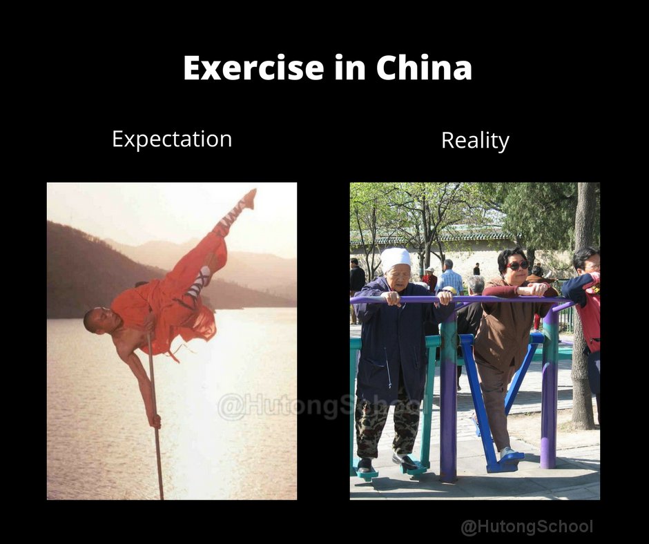 hutongschool's tweet photo. Expectation vs. Reality: China Edition Part 1 https://t.co/JnlOjUibyz