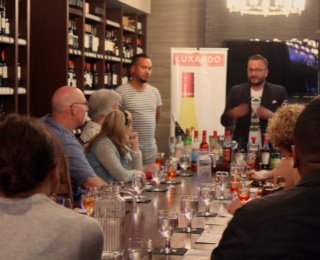 Mixing-up something good at the #HarvestTable w/ <a href="/LuxardoCocktail/">Luxardo Cocktails</a> &amp; <a href="/Matteolux/">Matteo Luxardo</a> #Cocktail101