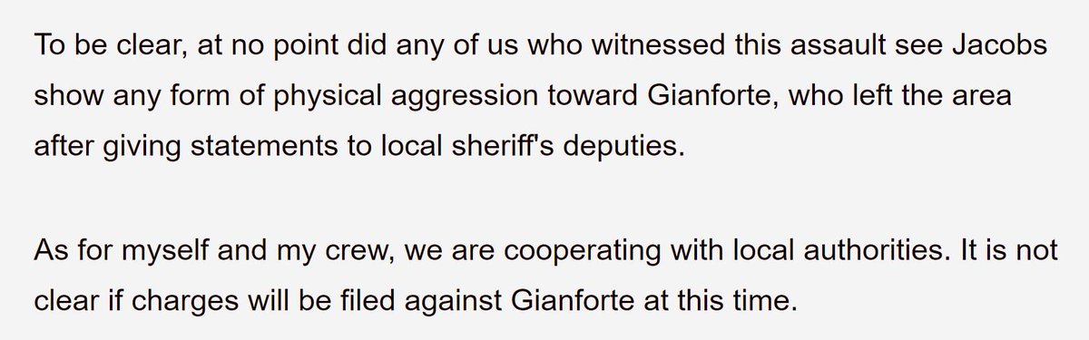 JuddLegum's tweet image. Fox News' @aacuna1, who witnessed the assault, confirms that Gianforte's statement is a lie goo.gl/cu41Pq