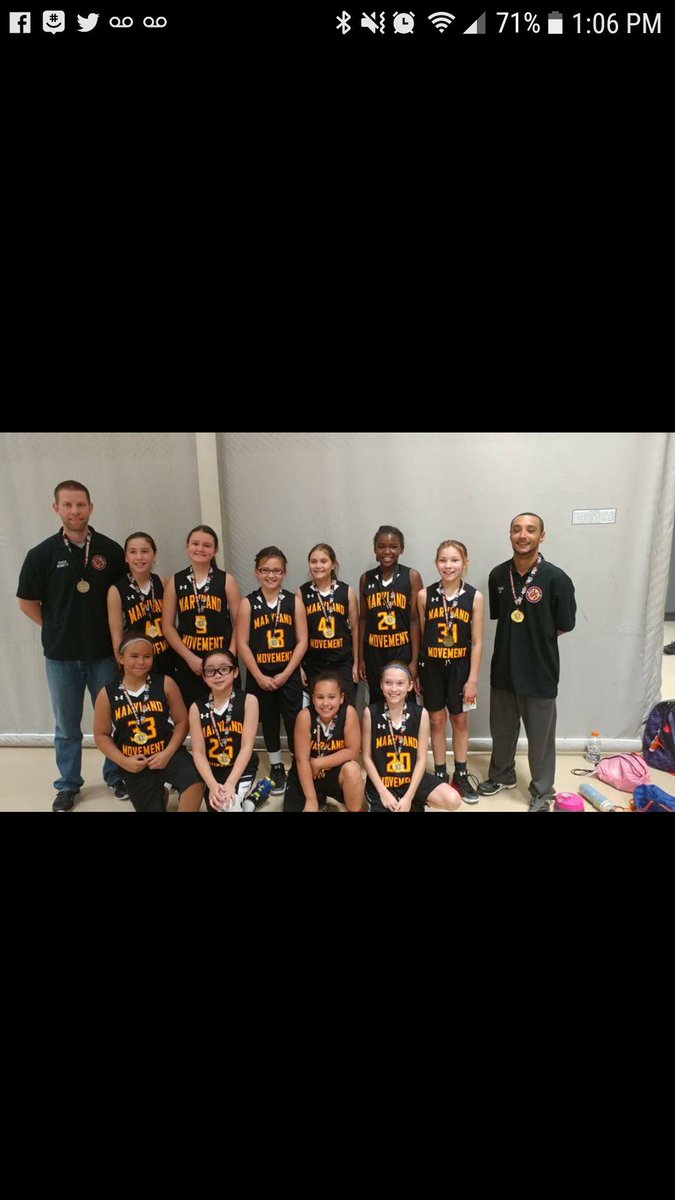 mdmovementgirls's tweet photo. @mdmovementgirls c/o 2025 4th grade girls Classic Championship Champs!!!! So proud of our girls in the @MAGICTOURNEY https://t.co/OmS4V06FuI