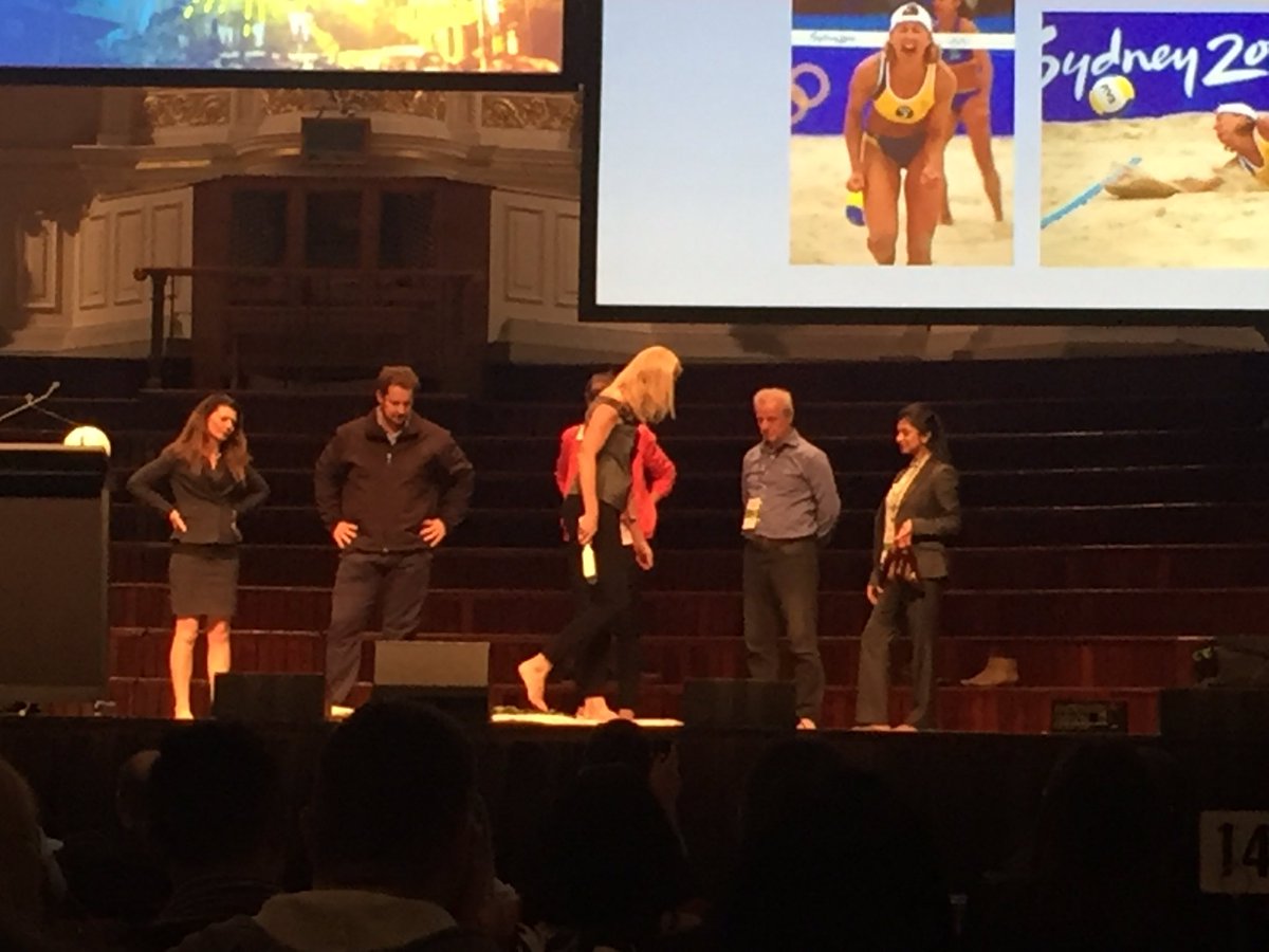 ceobec's tweet photo. Walking on glass with @kerripottharst Great messages about achieving your goals and having the right mindset #elevateconference #goalsetting https://t.co/fQaJ2CC0fT