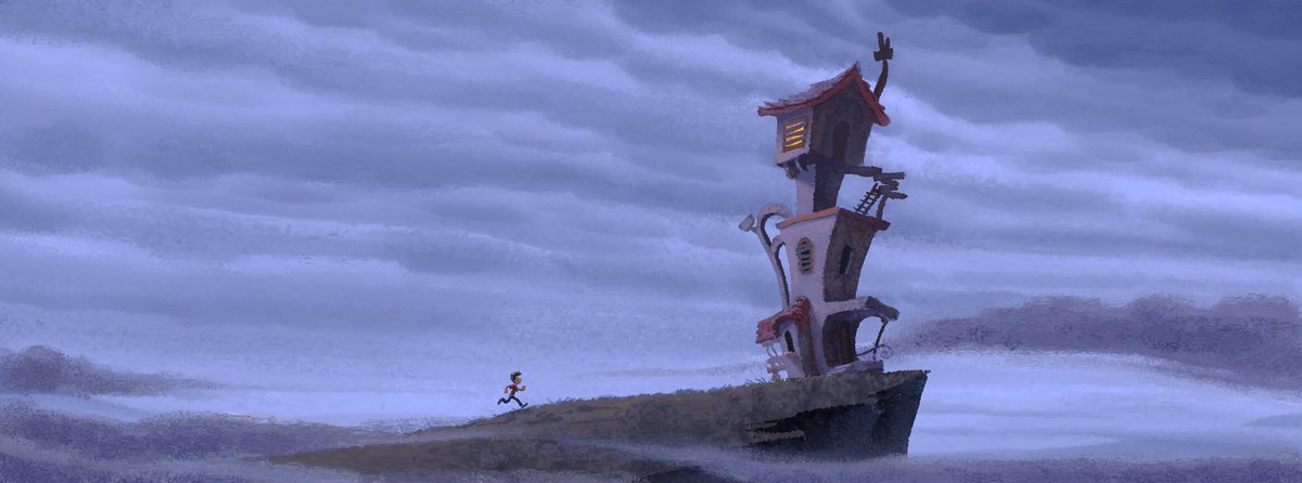 Yarrow_Cheney's tweet photo. Painting from the #Lorax
#conceptart #painting #digitalart #animation #colorscript https://t.co/6jTSovymx6