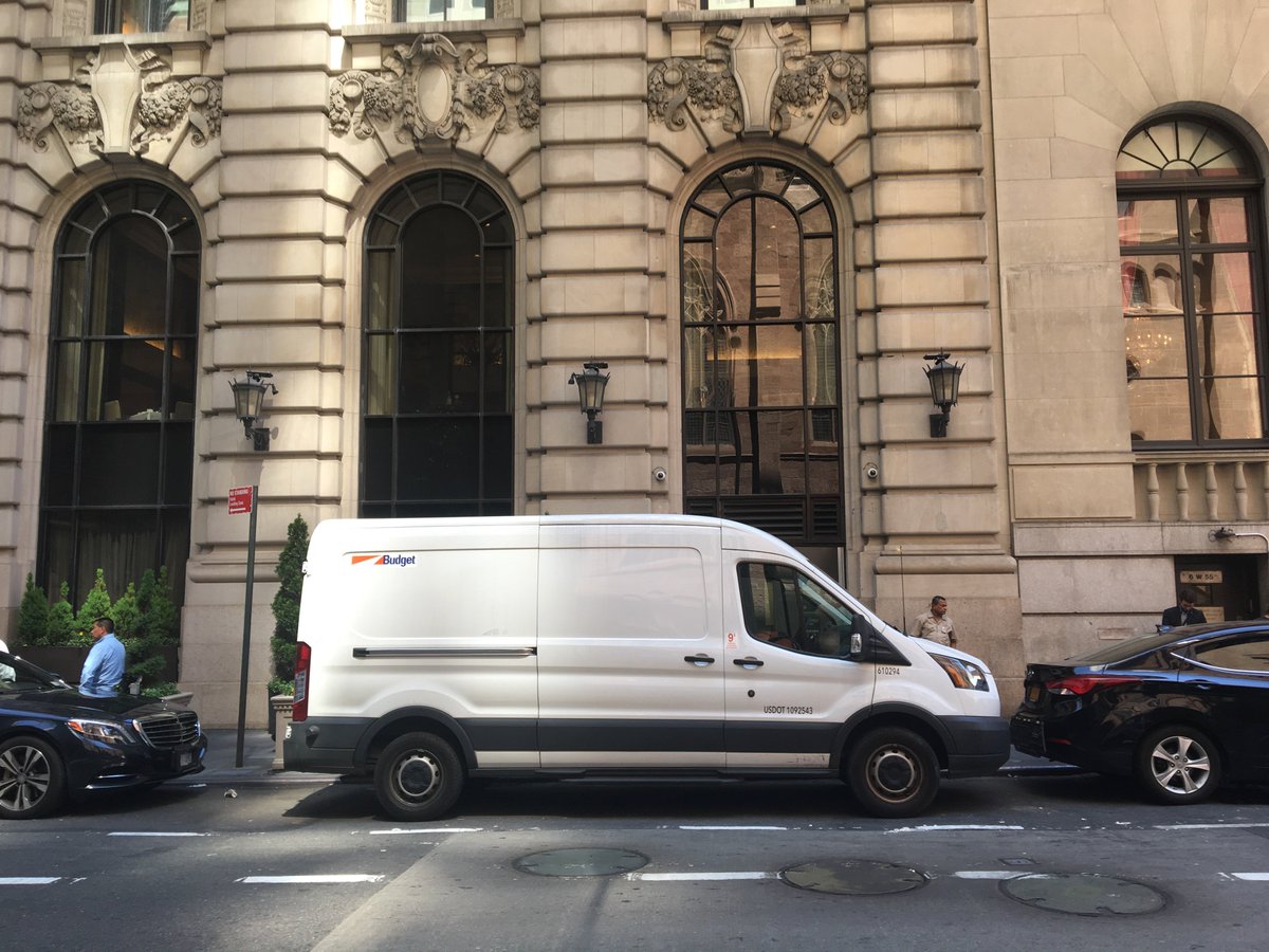 Thanks to <a href="/Budget/">Budget Car Rental</a> for #hooking #us #up in #nyc small #enough to #fit #van #parkingmeters #noticket