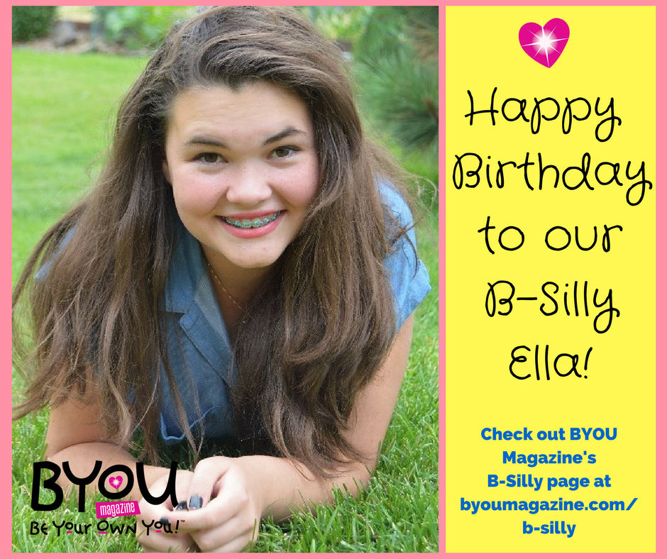 BYOUmagazine's tweet photo. Happy Birthday @BYOUmagazine's #silly #joke teller @BsillyElla! Check out her #bsilly #celebrity videos: https://t.co/sFk8GAdrM4 #bsillyella https://t.co/ERlNsGxMN8