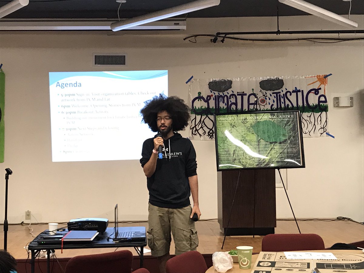 Michael Prentice-Glasgow <a href="/AceEJ/">ACE</a> organizer opened PCM #beyondthemoment event + led story share ~actions in Bos and DC