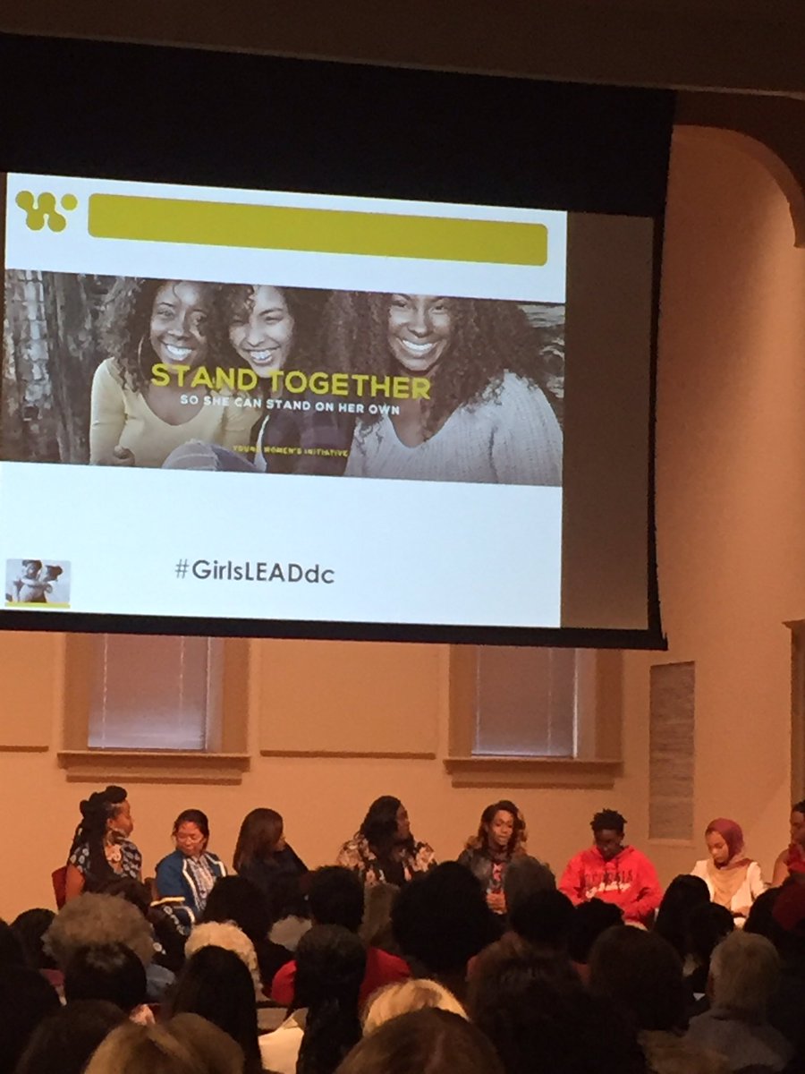 VirginieCarey's tweet photo. Such touching stories from these amazing panelists. Thank you for sharing with us!! @TheWomensFndtn #GirlsLEADdc https://t.co/yOEfU8D9la