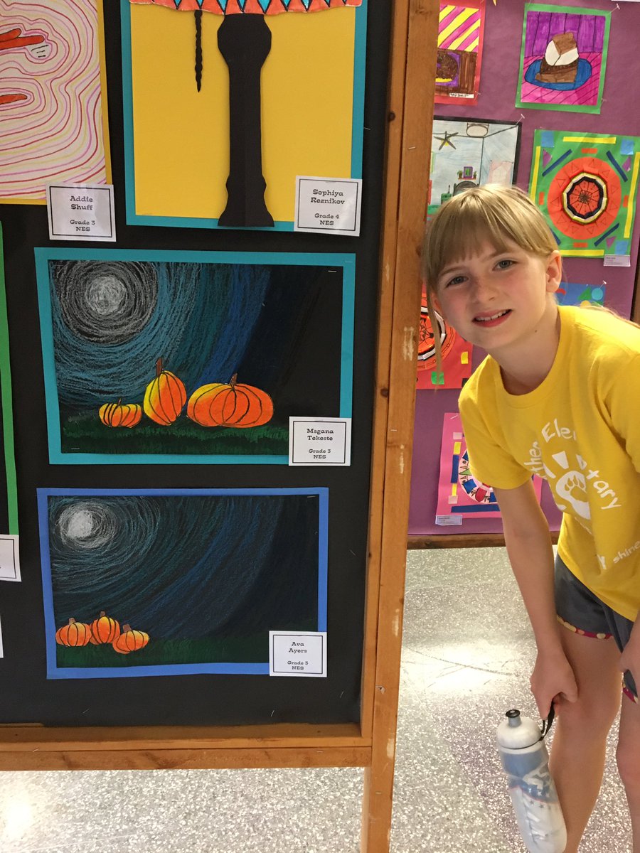 erousekayers's tweet photo. Hard work and a big heart is @RachelRbc13   Thank you for another fabulous art show. @NESPolarBears #studentart #NYCSD https://t.co/isZwPl4Tuk