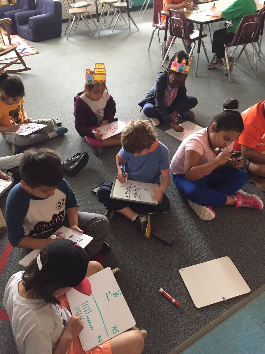 Double digit addition! Making a new ten! #kwbpride <a href="/KWBChe/">Che Abdeljawad</a> <a href="/APSMath/">APS Math Office</a>