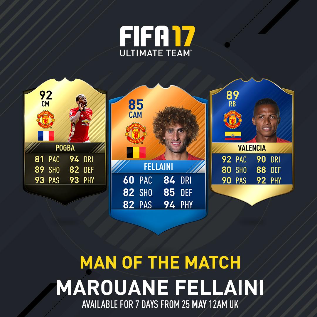 FIFA 17 Man of the Match - Complete List of FUT MOTM Orange Cards