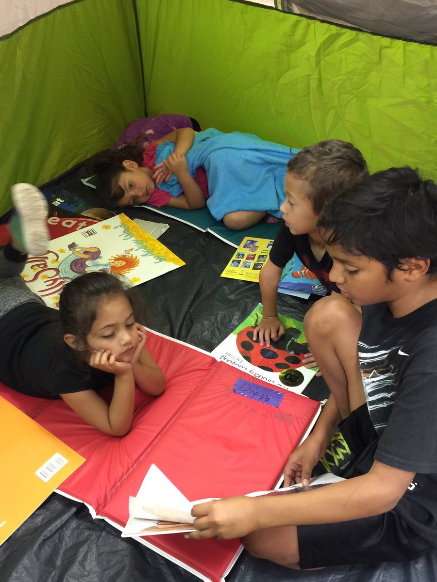 msharrisfam's tweet photo. The last week has been fun, Camp PreK reading day with our 5th grade buddies. #TeamFES #fes2016 https://t.co/wu7SdRd9NY