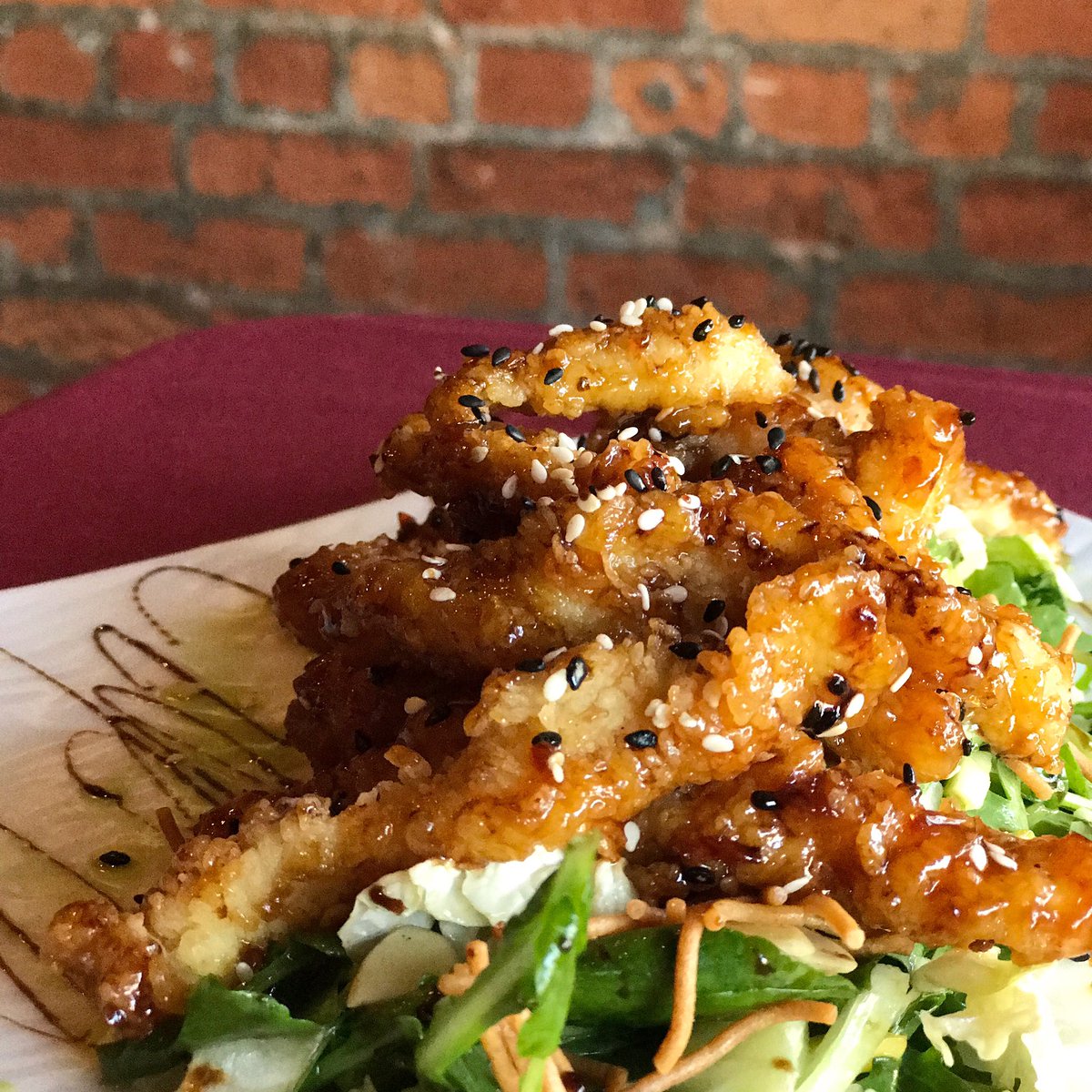 opal_sb's tweet image. Have you tried Opal's crispy Asian glazed #calamari yet?? 😍 #santabarbara #opalsb