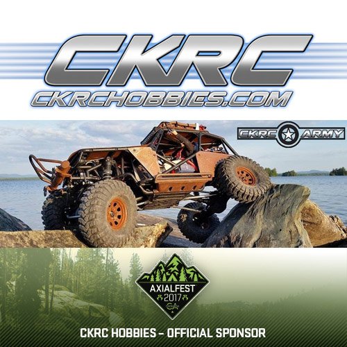 Axialrc's tweet photo. Axial RC Inc. is proud to announce @ckrchobbies as a returning official sponsor for #AXIALFEST2017!  https://t.co/yiKYSbhjf6 #CKRCHobbies https://t.co/s1ytP6LqLW