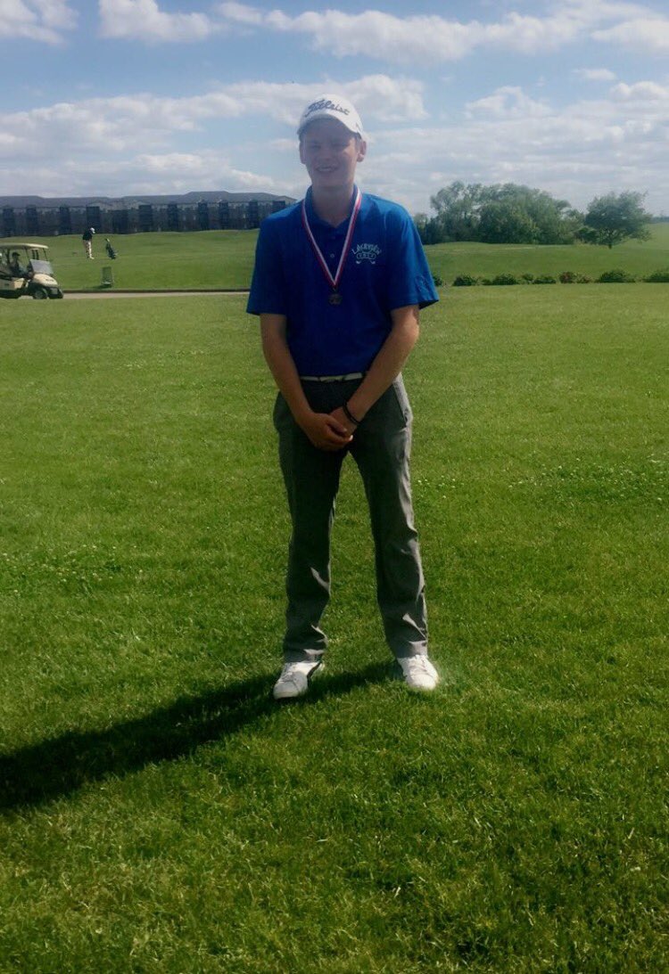 Colten Remm 153 tied 9th. Ethan Paben 159 tied 19th. Caden Remm 160 21st. Carter Luedtke 168 tied 38th. Elijah Mohlman 176 57th.