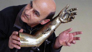 ArtSciMuseum's tweet photo. The man with an ear on his arm! @StelarcStelarc is at our free event on Saturday. See what @CNN say https://t.co/Rs2cU9E3jY #asmhumanplus https://t.co/pyS4quc33z