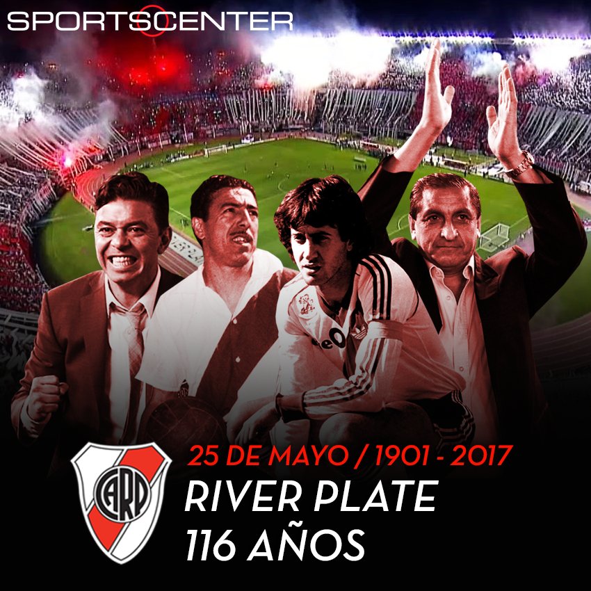 SC_ESPN's tweet photo. Hace 116 años nacía uno de los equipos más grandes del continente, hace 116 años que hace historia. ¡Feliz cumpleaños Millonario! https://t.co/M9lFxNmxAY