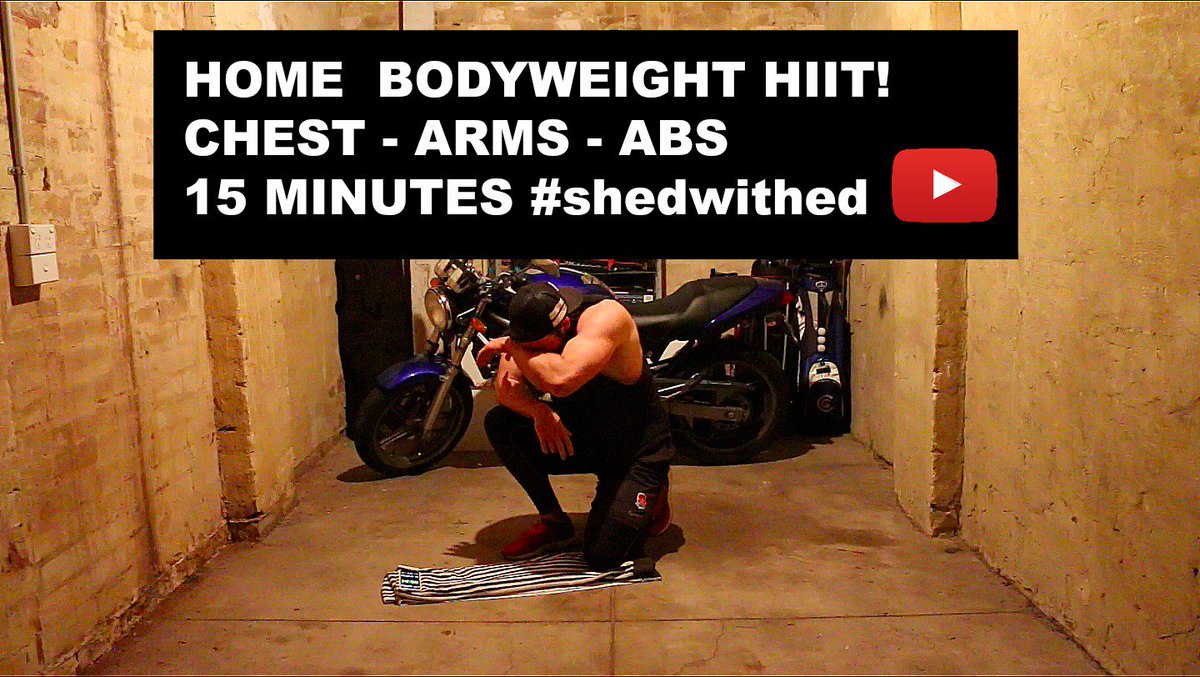 edstronghealth's tweet photo. Episode 5 of the #shedwithed workout series is now up on my @YouTube channel. 15 minutes of Upper body HIIT
https://t.co/vFa91tgCJI https://t.co/8HRrF0MRFc