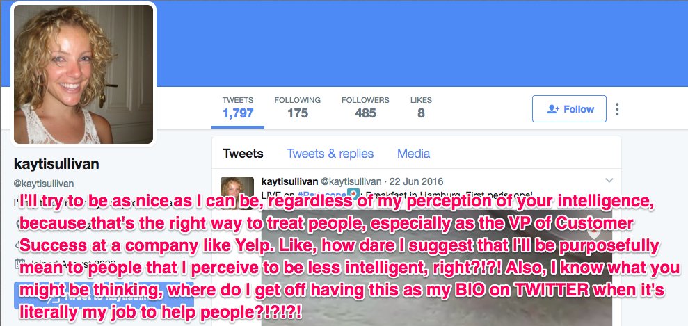 Really_Chase's tweet photo. @kaytisullivan I tried to fix your Twitter Bio for you. Feel free to use it: https://t.co/FQudbNAs1V