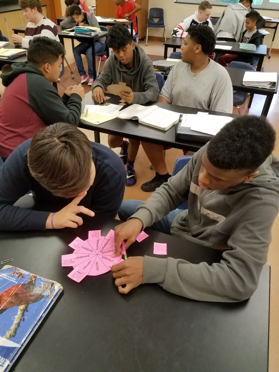 krivskyscience2's tweet photo. High % of Ss working on vocabulary matching &amp; discussing JumpStart questions. Effective strategy: pick your own group😁
@WSFCS_Science https://t.co/a1xVsGFl0H