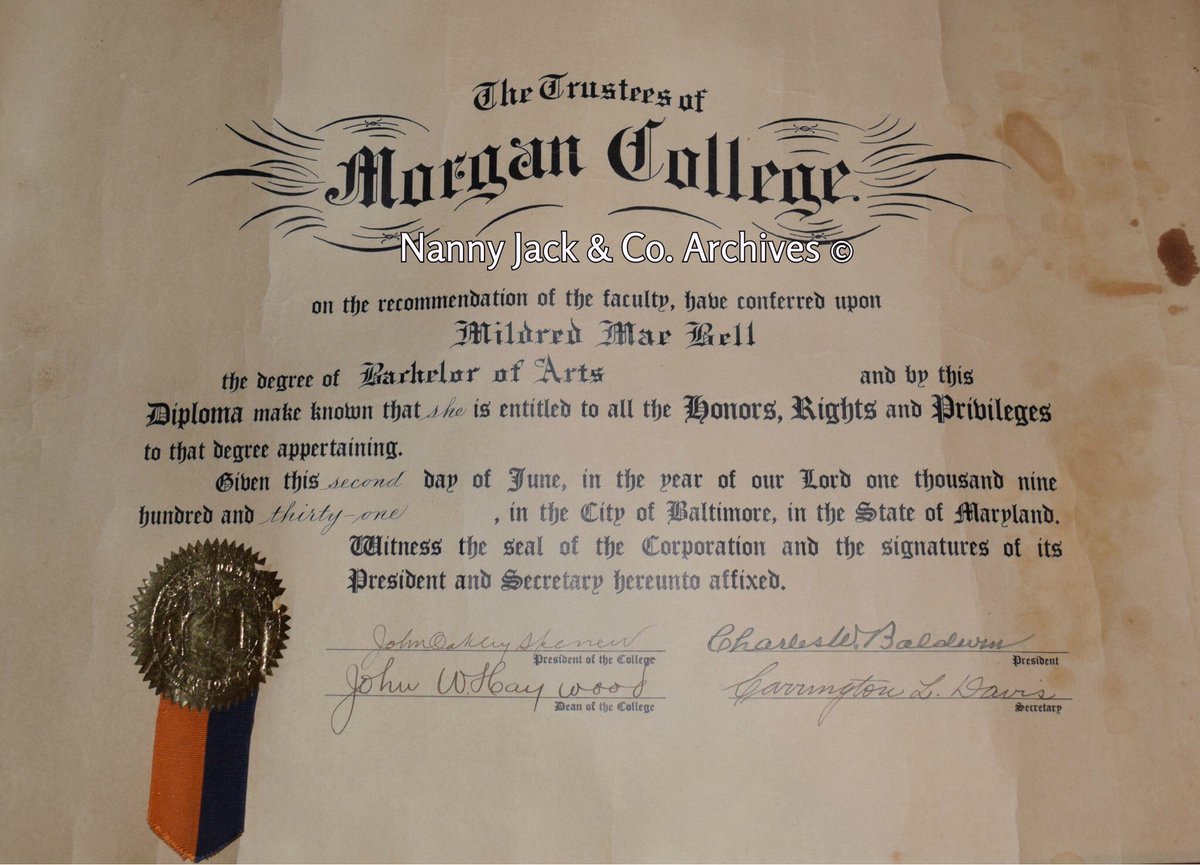 philipjmerrill's tweet photo. #MSU150
#Classof41#PaulHenderson#1931Diploma
#Classof37
#BlackAmericana
#NannyJack&Co
Black Baltimore's history...None better! https://t.co/5cFpPyNyJQ
