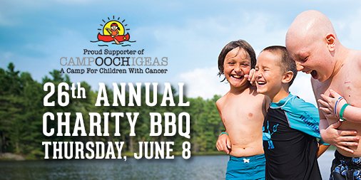 Save the date - June 8

<a href="/LCBO/">LCBO</a> Queen's Quay

$10 all you can eat BBQ, silent auction, prizes, activities &amp; live entertainment!

#CampOoch
