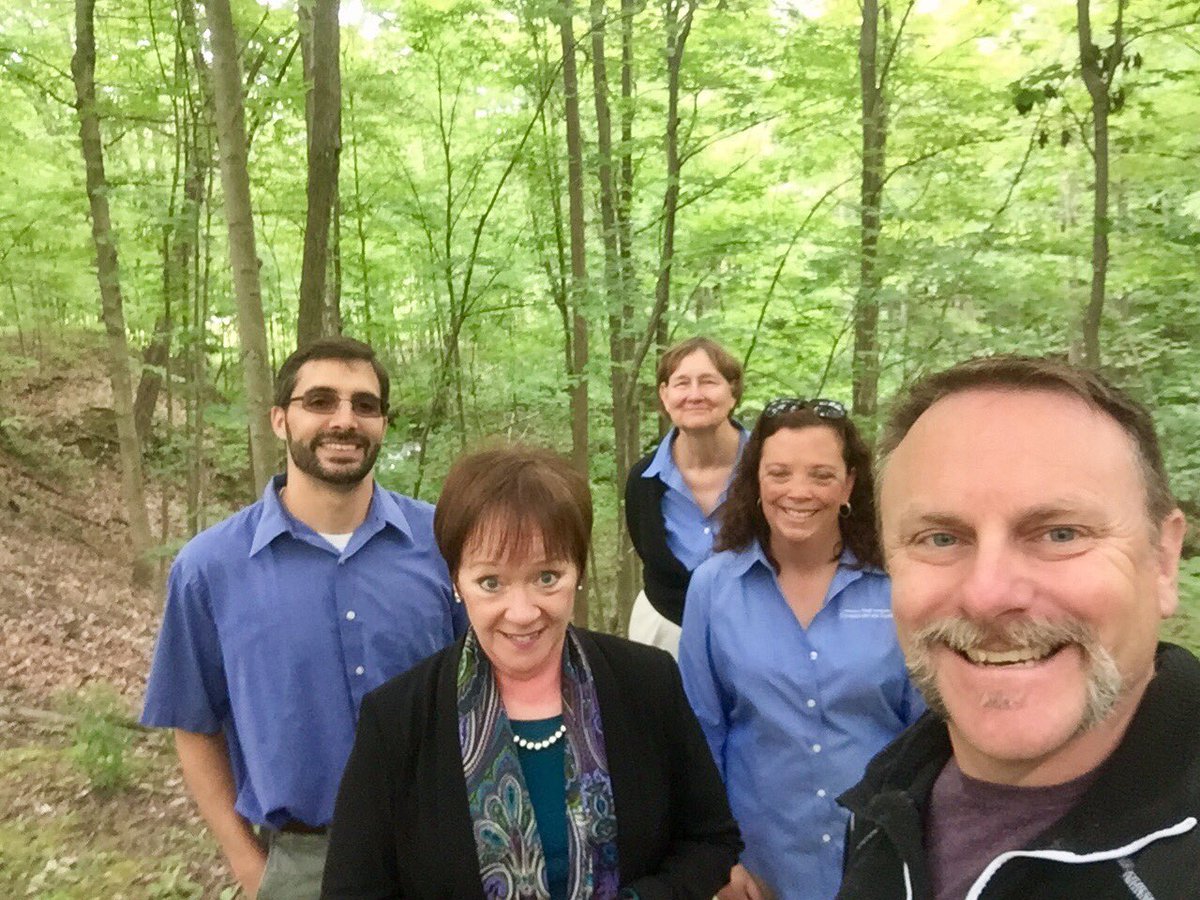 Visiting projects with Indiana's Shirley Heinze Land Trust (heinzetrust.org) with TCF staff and new TCF Board Member Jill Thompson.