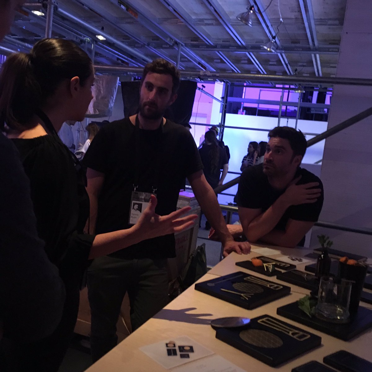 DesignMontreal's tweet photo. .@MGauthier_2013 est venue à la rencontre des designers de #CODESOUVENIRMTL à #C2MTL #designmtl https://t.co/lshHc76EGP