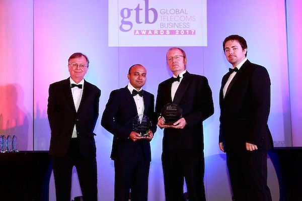 RBBNWiT's tweet photo. #Innovation recognized: thrilled to have won a #GTBAwards last night with our partner @VodafoneFJ for the second time! #UCaaS #Satellite https://t.co/2v52p5dtcx