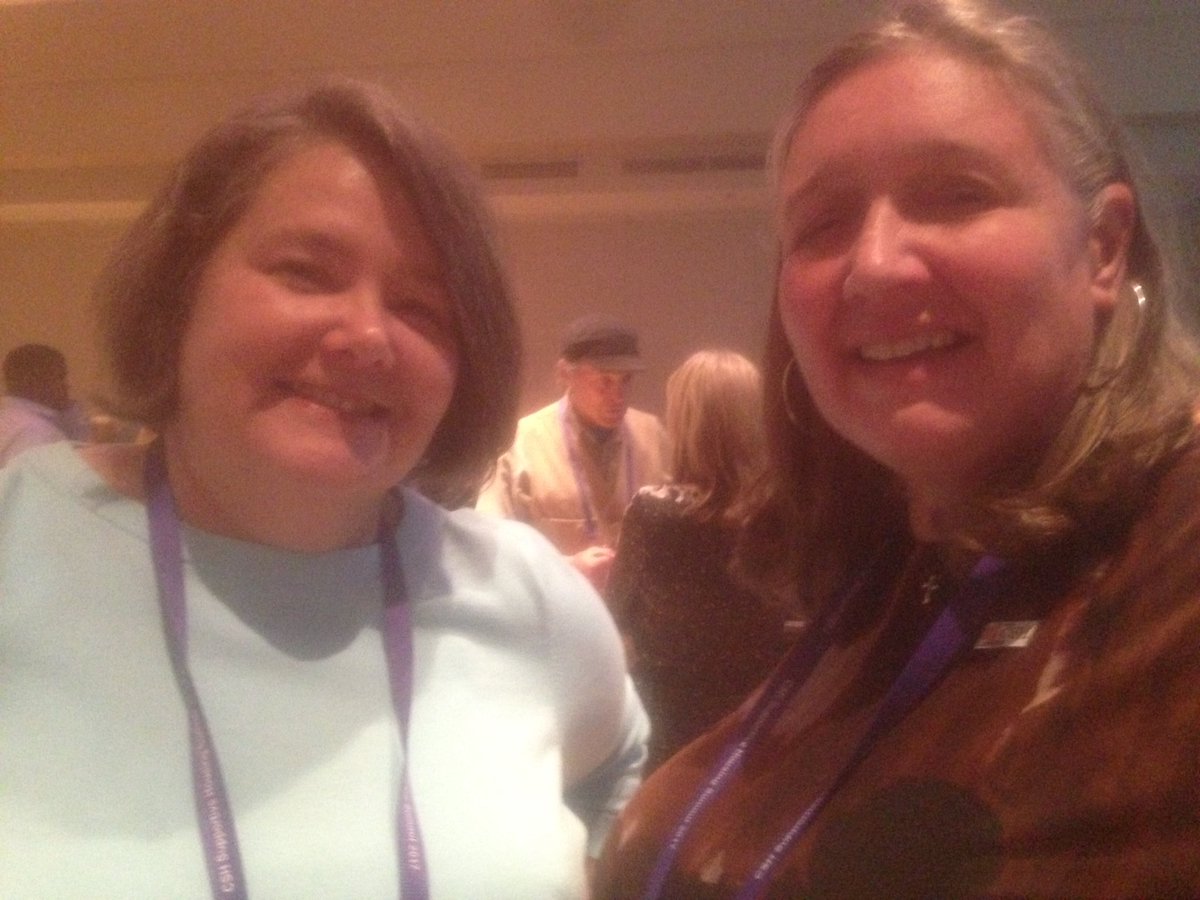 DEdwardsCSH's tweet photo. Two beautiful souls sharing friendship and innovative ideas @DebDeSantisCSH &amp; @Cella65 @CSHInfo #CSHSummit2017. #WhereIt'sGoingOnInDenver https://t.co/aaE4IlnpvI