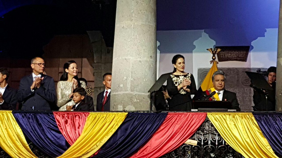 Primer Mandatario <a href="/Lenin/">Lenín Moreno</a> realiza toma de juramento a su Gabinete de Gobierno. #ElFuturoNoSeDetiene