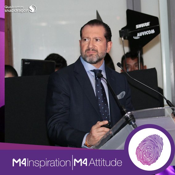 M4Connectivity's tweet photo. Nuestro CEO, Javier de Antuñano, brinda una palabras de nuestra marca y su evolución. #M4actitudqueinspira @Qualcomm_latam https://t.co/dJBlef2BX9