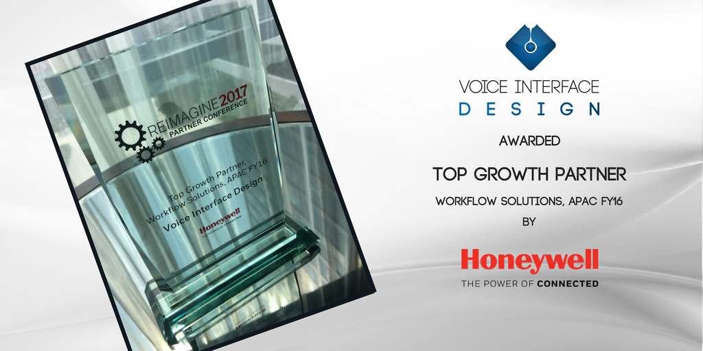 Thrilled to win Top Growth Partner of <a href="/HoneywellNow/">Honeywell Now</a> , a testament to VoiceID's incredible team, culture and partnerships. #winner