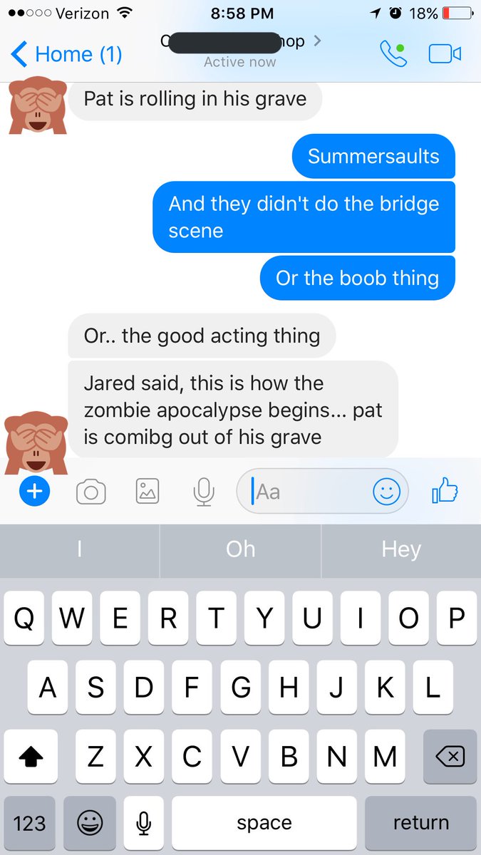 ag_peach's tweet photo. In case anyone is wondering how the #dirtydancing remake is going, this sums it up. #horrible #soooobad #StopTheRemakes https://t.co/TeeDjP2E2s