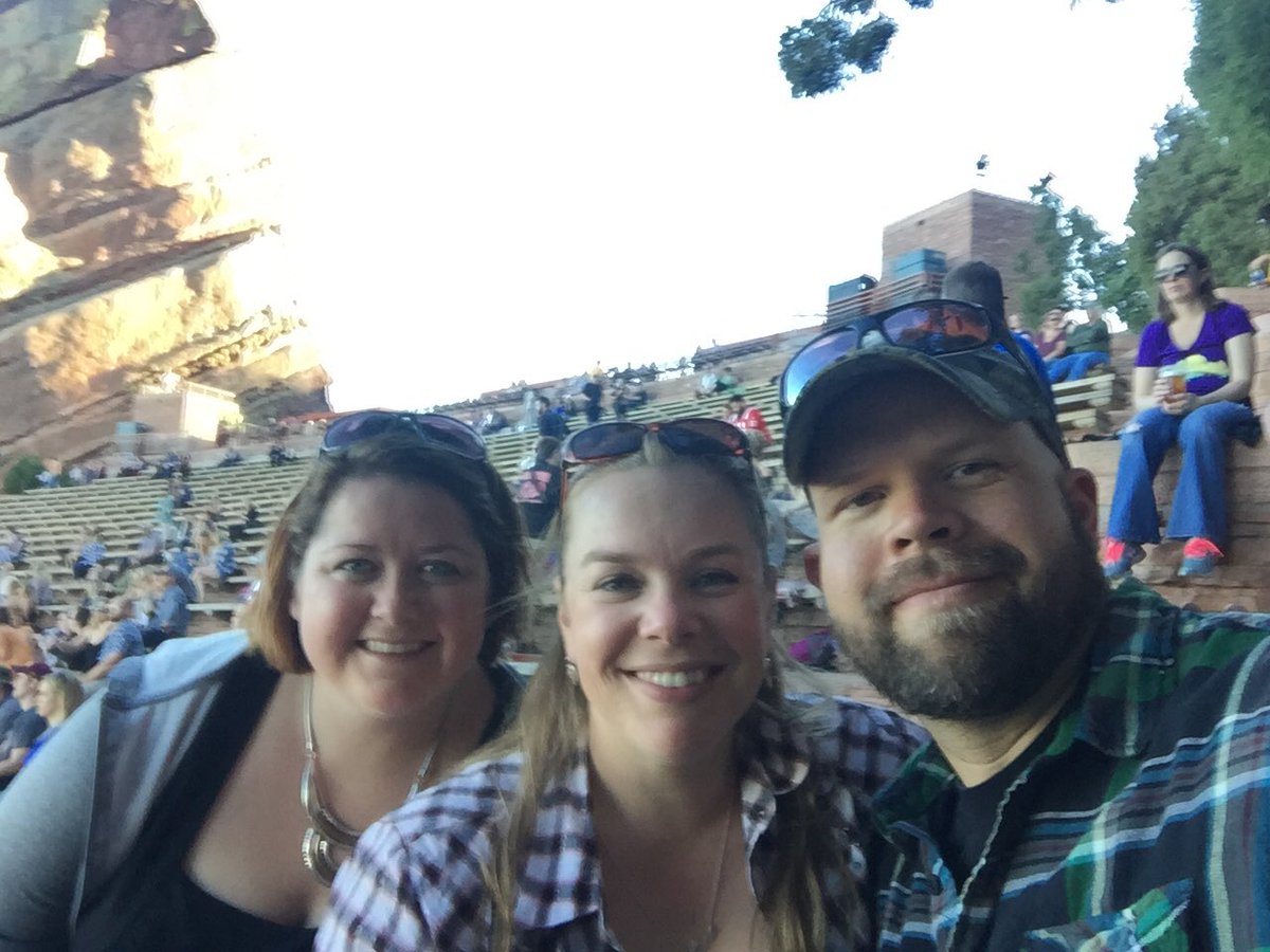 jennastreet's tweet photo. Excited and ready for @LucieSilvas, @brothersosborne, and @ChrisStapleton! @RedRocksCO !!! #LivingInColorado #LoveIt https://t.co/S3LRwgnhy7