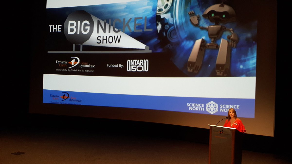 SudburyTourism's tweet photo. So many great speakers for the Big Nickel Show launch! Show starts in a few minutes! #BN150 (1/2) https://t.co/Qx0obDxGCX